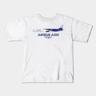 Airbus A321 - LAN Airlines Kids T-Shirt